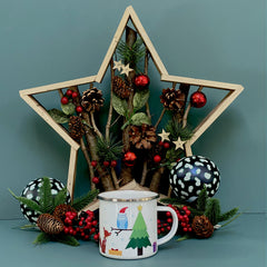 Winter wonderland personalised children's Christmas mug
