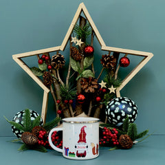 Winter wonderland personalised children's Christmas mug